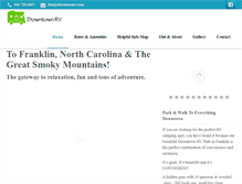 Tablet Screenshot of downtownrv.com